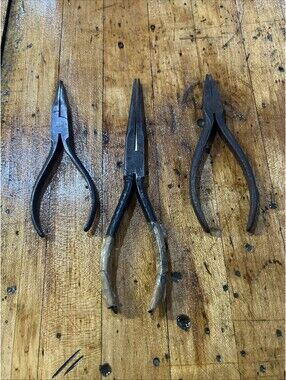 Vintage Lot Of Needle nose Pliers Utica/fulton USA